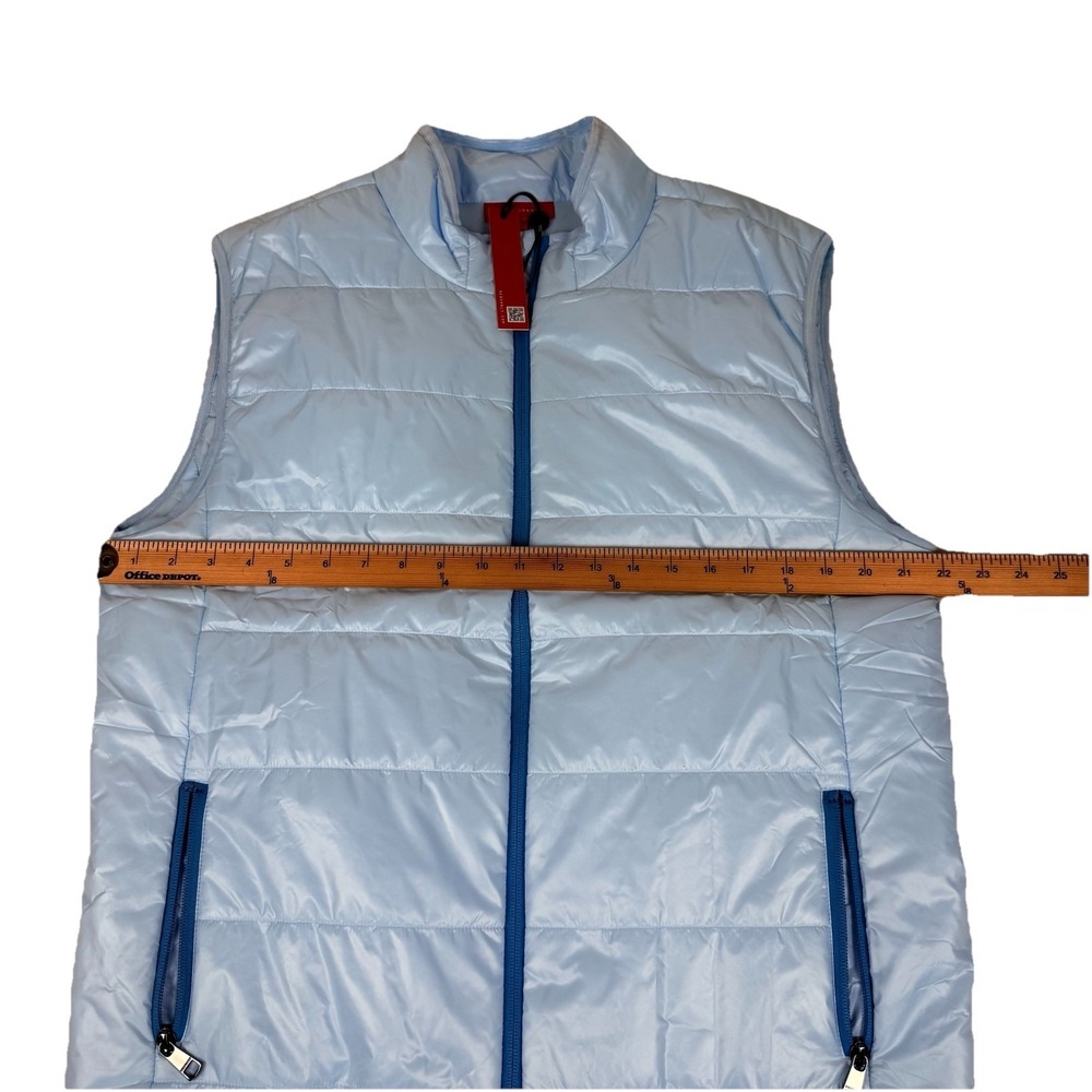 Redvanly Men's Bolton Puffer Full Zip Vest Breeze Blue Size Large New $275.00 - Picture 7 of 11